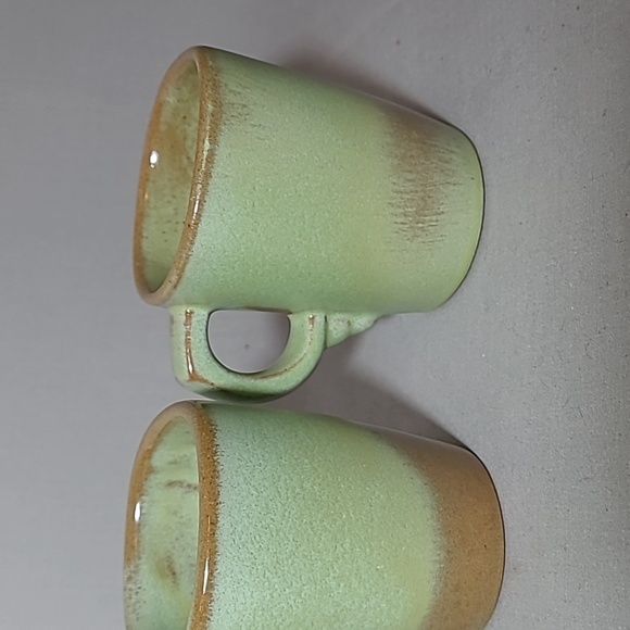 Frankoma Pottery Plainsman Prairie Green 5CC Handled Cups - Picture 5 of 12